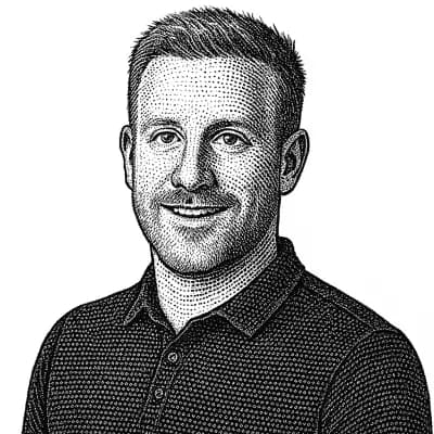 Cam Crowder hedcut portrait