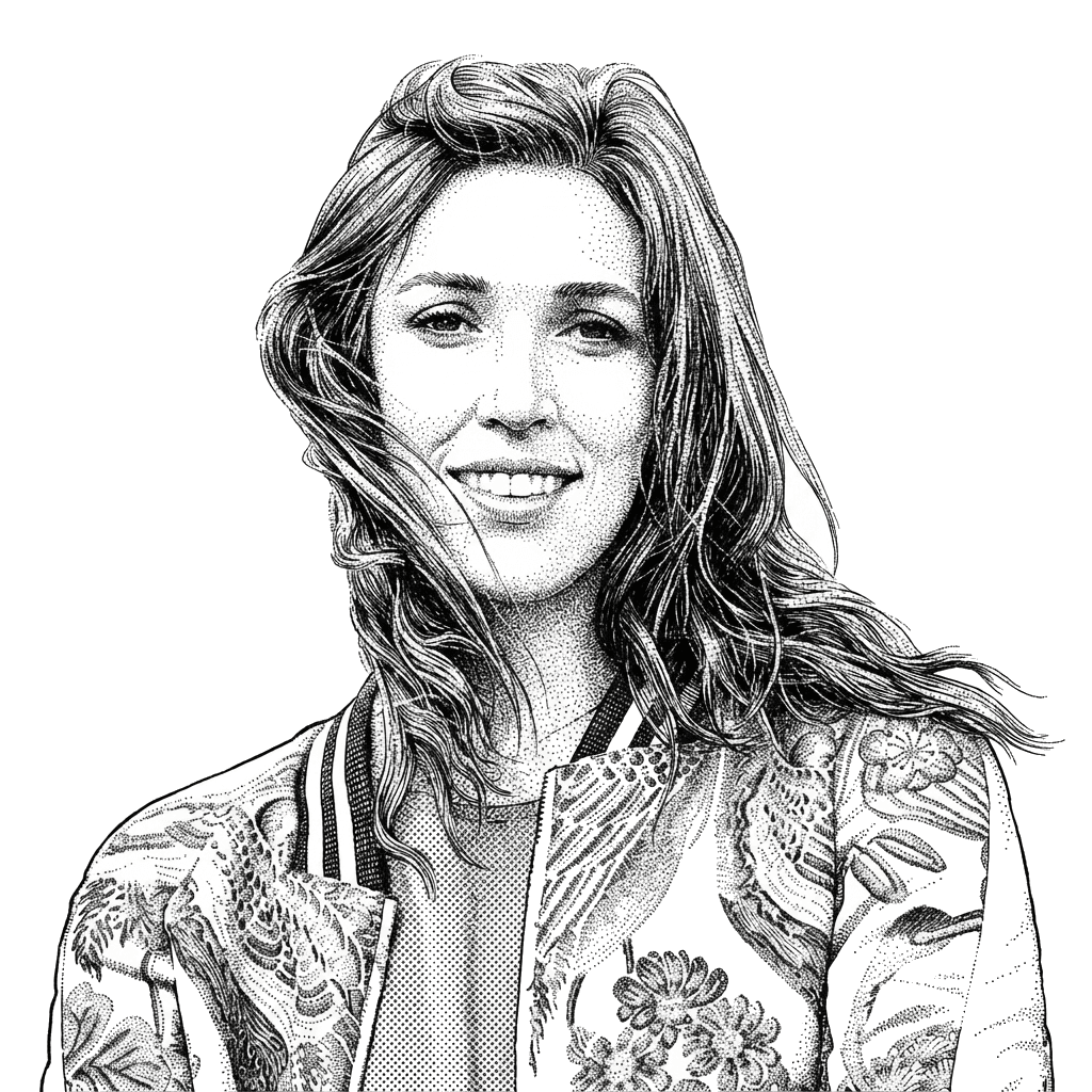 Carmen Alfonso Rico hedcut portrait