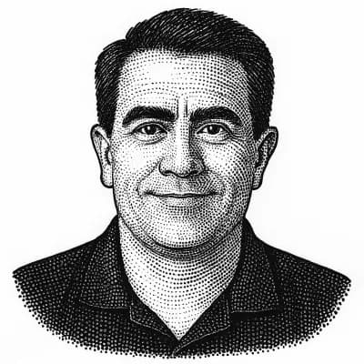 Ivan Montoya hedcut portrait