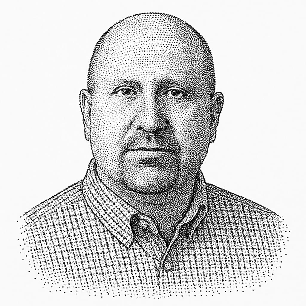 Matt Curtolo hedcut portrait