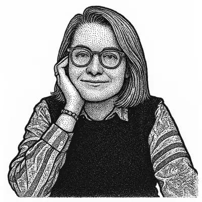 Sarah Drinkwater hedcut portrait
