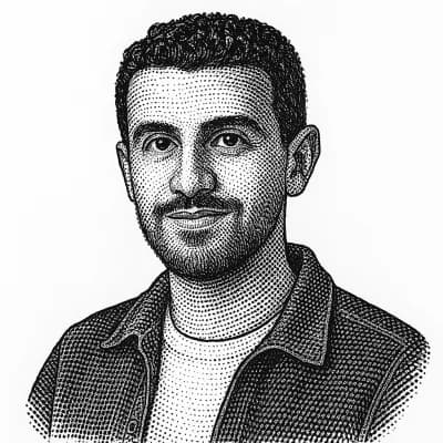 Talal Atteih hedcut portrait